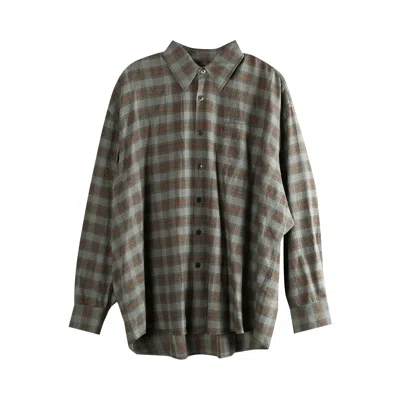 Pre-owned Our Legacy Borrowed Shirt 'iowa Check' | Multi-color | Men's Size 50