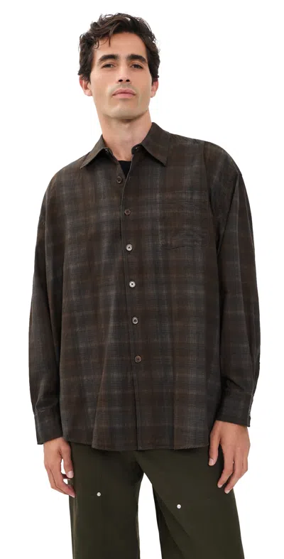 Our Legacy Borrowed Shirt More Check Print