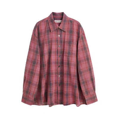 Pre-owned Our Legacy Borrowed Shirt 'red' | Men's Size 46