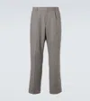 Our Legacy Borrowed Virgin Wool Chinos In Gray