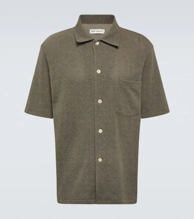 Our Legacy Box Bouclé Shirt In Brown