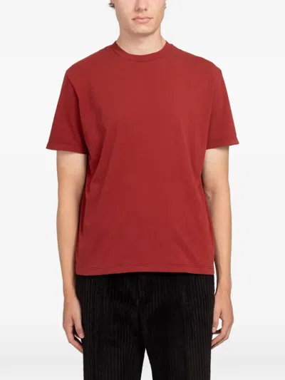Our Legacy Box Crew-neck T-shirt In Red