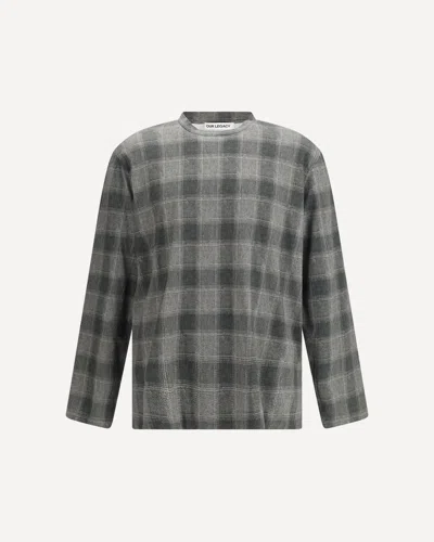 OUR LEGACY BOX LONGSLEEVE IN OAKLAND CHECK LEGACY JERSEY