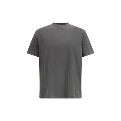 Our Legacy Mens Worn Black Boxy Short-sleeve Cotton-jersey T-shirt In Gray