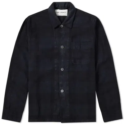 Pre-owned Our Legacy Box Shirt - Overdyed Check In Multicolor