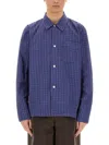 Our Legacy Box Check Shirt In Blue