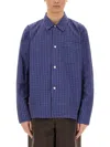 Our Legacy Box Check Shirt In Blue
