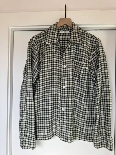 Pre-owned Our Legacy Box Shirt Green Flannel