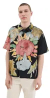Our Legacy Box Shirt Short Sleeve Solar Power Print In Solar Power Print