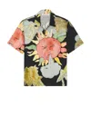 Our Legacy Box Shirt Short Sleeve Solar Power Print In Solar Power Print