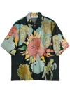 Our Legacy Box Shirt Short Sleeve Solar Power Print In Solar Power Print