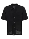 Our Legacy Black Boucle Box Shirt