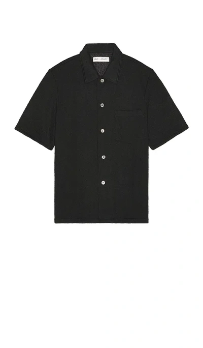 Our Legacy Black Boucle Box Shirt In Brown