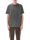 Our Legacy Gray Box T-shirt In Worn Black