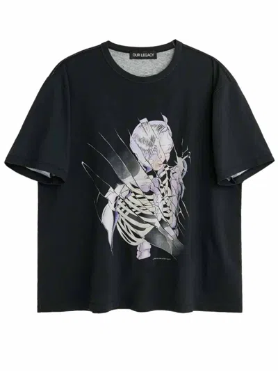 Our Legacy Box T-shirt Woman Black