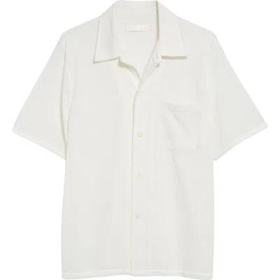 OUR LEGACY OUR LEGACY BOXY BOUCLÉ BUTTON-UP SHIRT