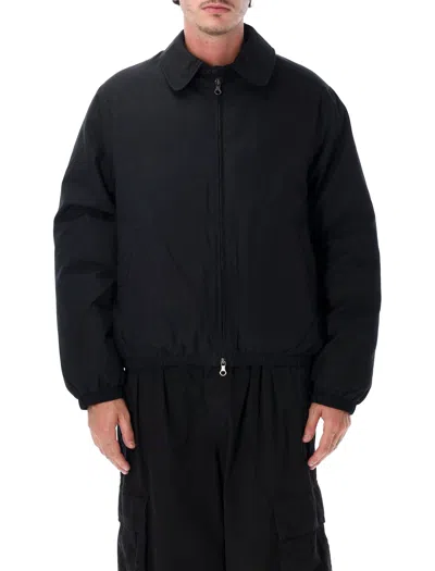 Our Legacy Boxy Collared Zip Jacket In Black