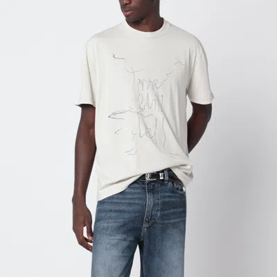 Our Legacy Boxy Short-sleeve Cotton T-shirt In White