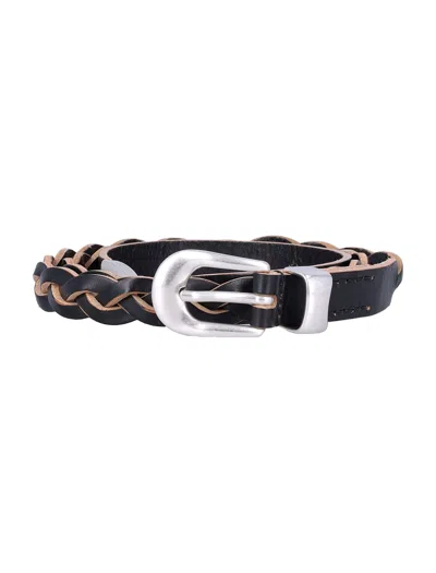 Our Legacy Braided Belt In Black
