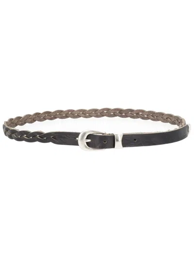 Our Legacy Braided Belt In Black