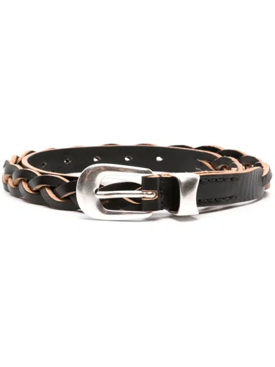 OUR LEGACY BRAIDED LEATHER BELT