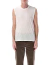 Our Legacy Lightweight Sleeveless Crew Neck T-shirt In White