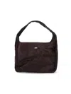 Our Legacy Luxurious Shoulder Bag Fur Texture In Brown