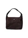Our Legacy Luxurious Shoulder Bag Fur Texture In Brown