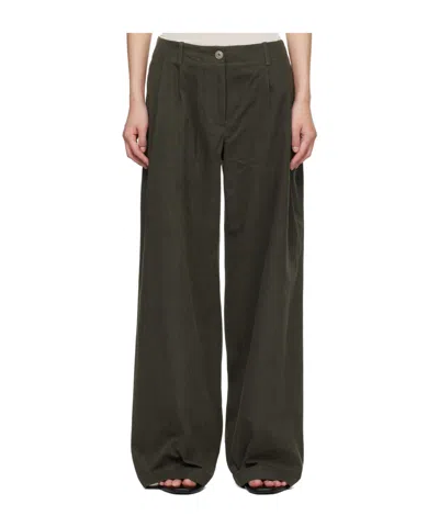 Our Legacy Bridge Chino Belt Loop Casual Pants In Black