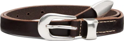 Our Legacy Brown 2 Cm Belt