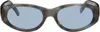 Our Legacy Unwound Sunglasses In Black