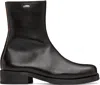 Our Legacy Brown Camion Boots In Black