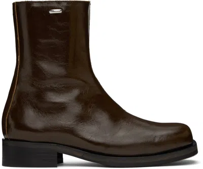 OUR LEGACY BROWN CAMION BOOTS