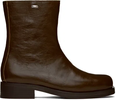 OUR LEGACY BROWN CAMION BOOTS