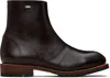 Our Legacy Brown Engine Boots In Brown
