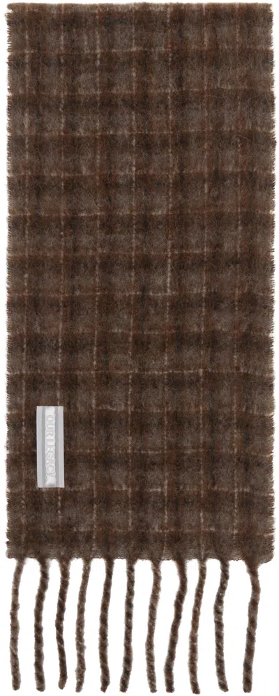 Our Legacy Brown Estate Scarf