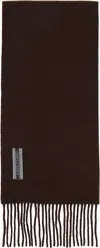 Our Legacy Brown Estate Scarf In Brown