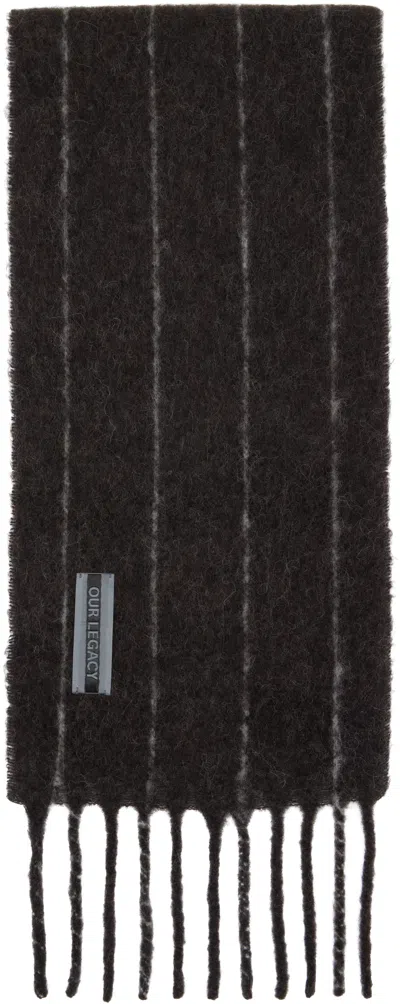 Our Legacy Brown Estate Scarf