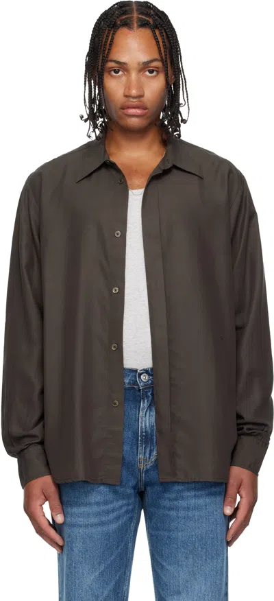 Our Legacy Brown Evening Shirt