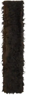 Our Legacy Brown Floss Scarf In Brown