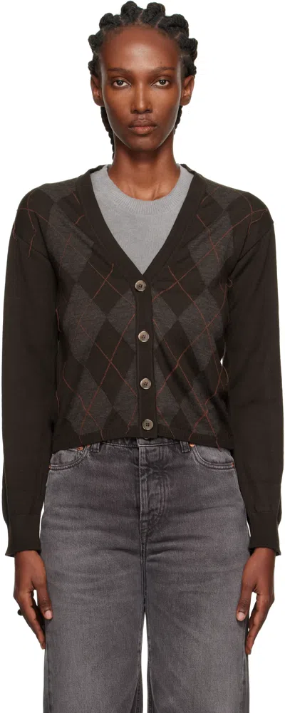 OUR LEGACY BROWN IVY CARDIGAN