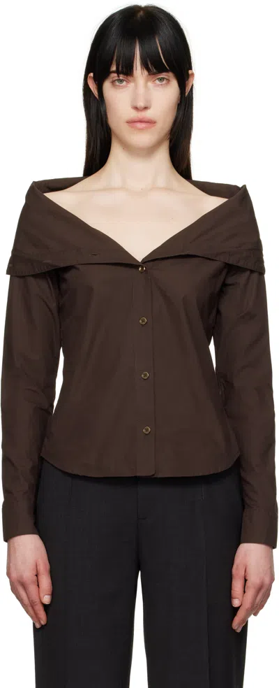 OUR LEGACY BROWN KAONASHI SHIRT