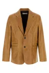 Our Legacy Opening Blazer In Camel Leather In Brown