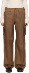 Our Legacy Brown Mount Cargo Pants In Golden Brown