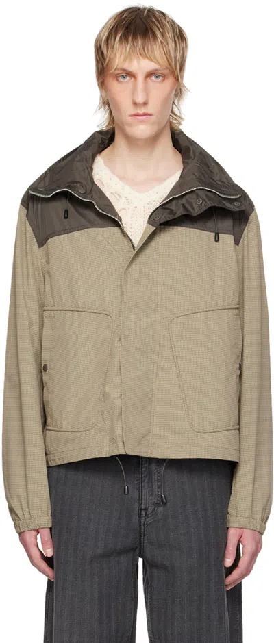 Our Legacy Brown Shigatsu Jacket In Bukhansan Check Cord