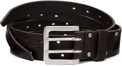 Our Legacy Brown Split Belt