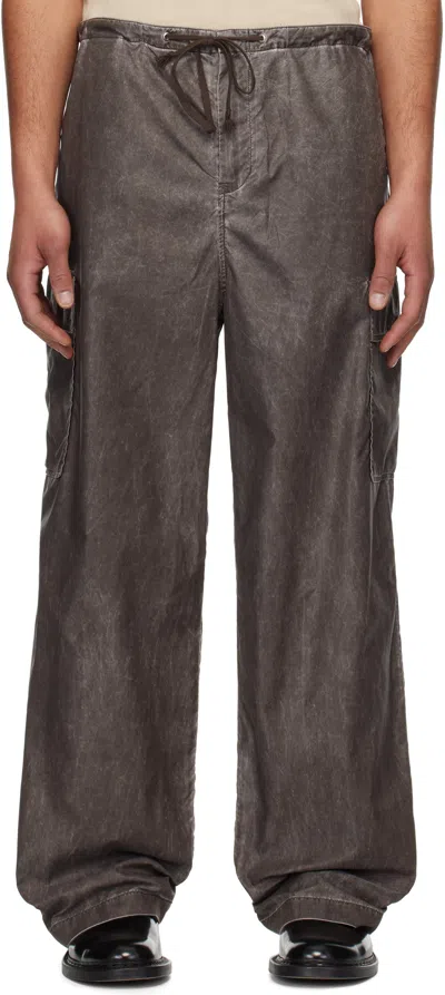 OUR LEGACY BROWN WAY CARGO PANTS