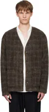 Our Legacy Brown Wool Cardigan In Brown