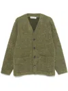 Our Legacy Cardigan With Pockets Sweater Green In Green