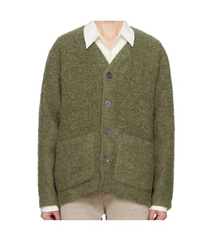 OUR LEGACY OUR LEGACY TEXTURED KNIT CARDIGAN